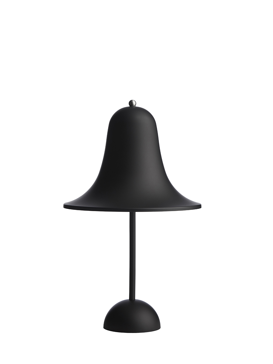 Pantop Portable Bordlampe, Sort, Ø18 cm