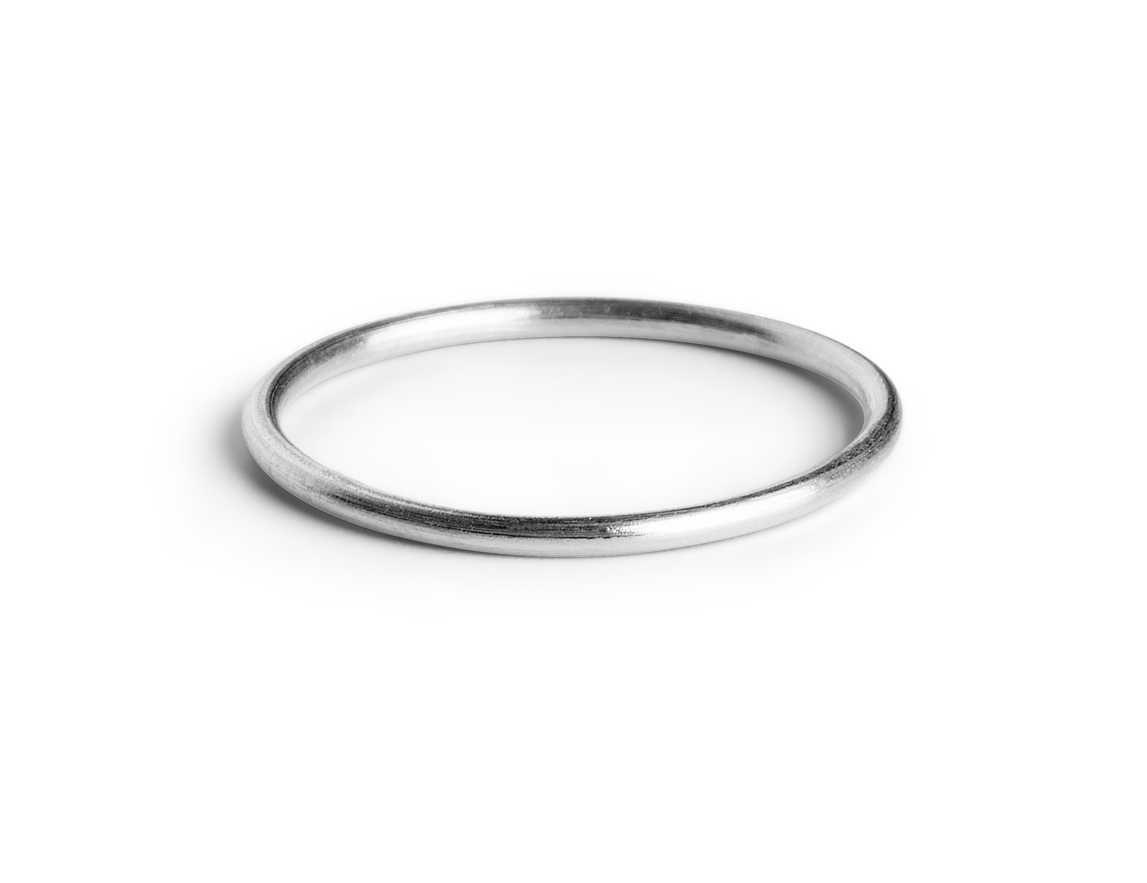 Simple Ring, Sølv, 54