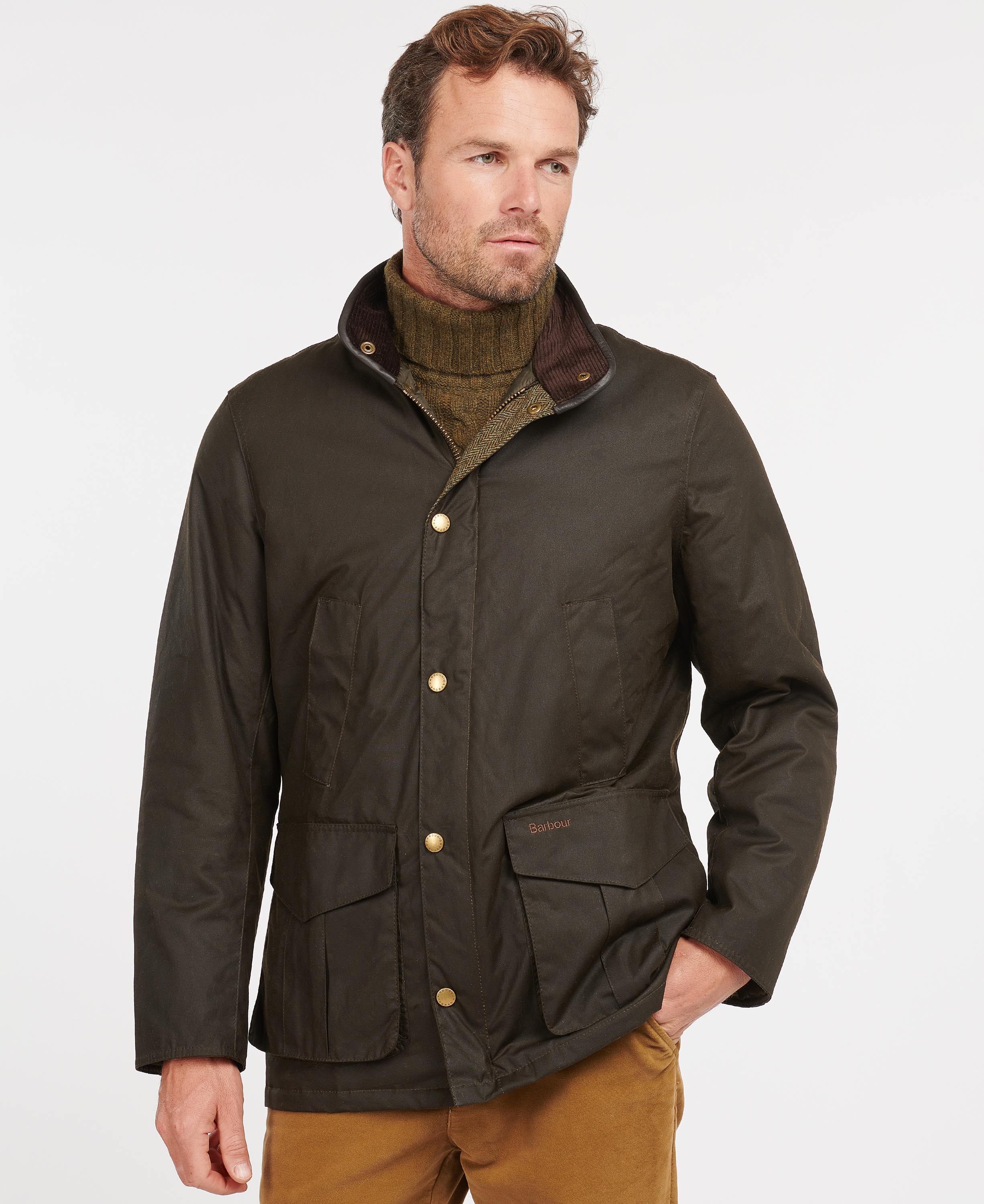 Barbour Hereford Olive, S