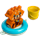 Duplo Flydende Rød Panda -10964 Duplo Flydende Rød Panda -10964