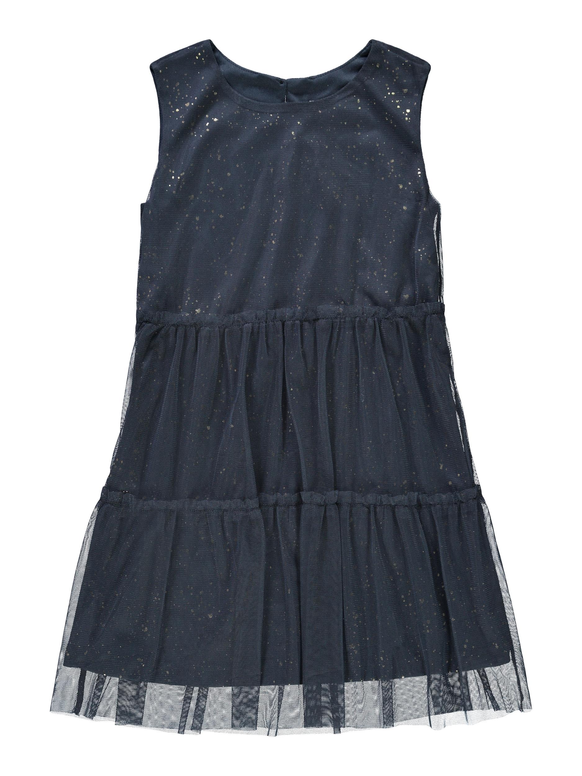  Ronja ærmeløs kjole, Dark Sapphire, 134