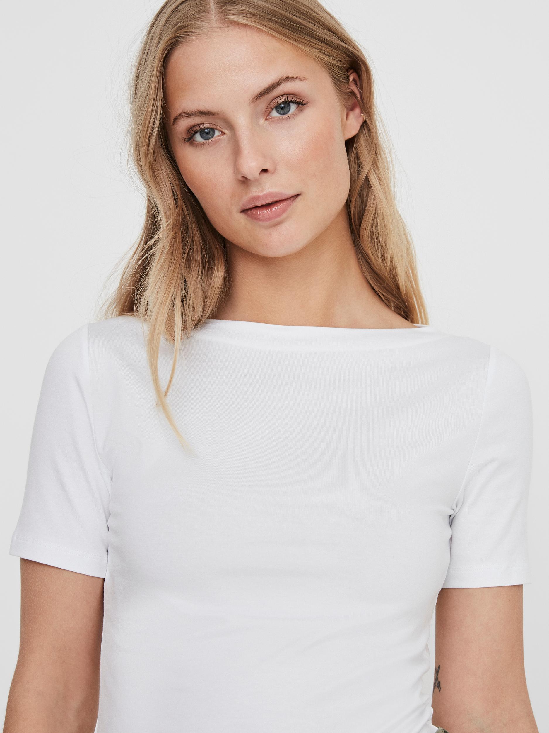 Panda T-shirt, Bright White, S