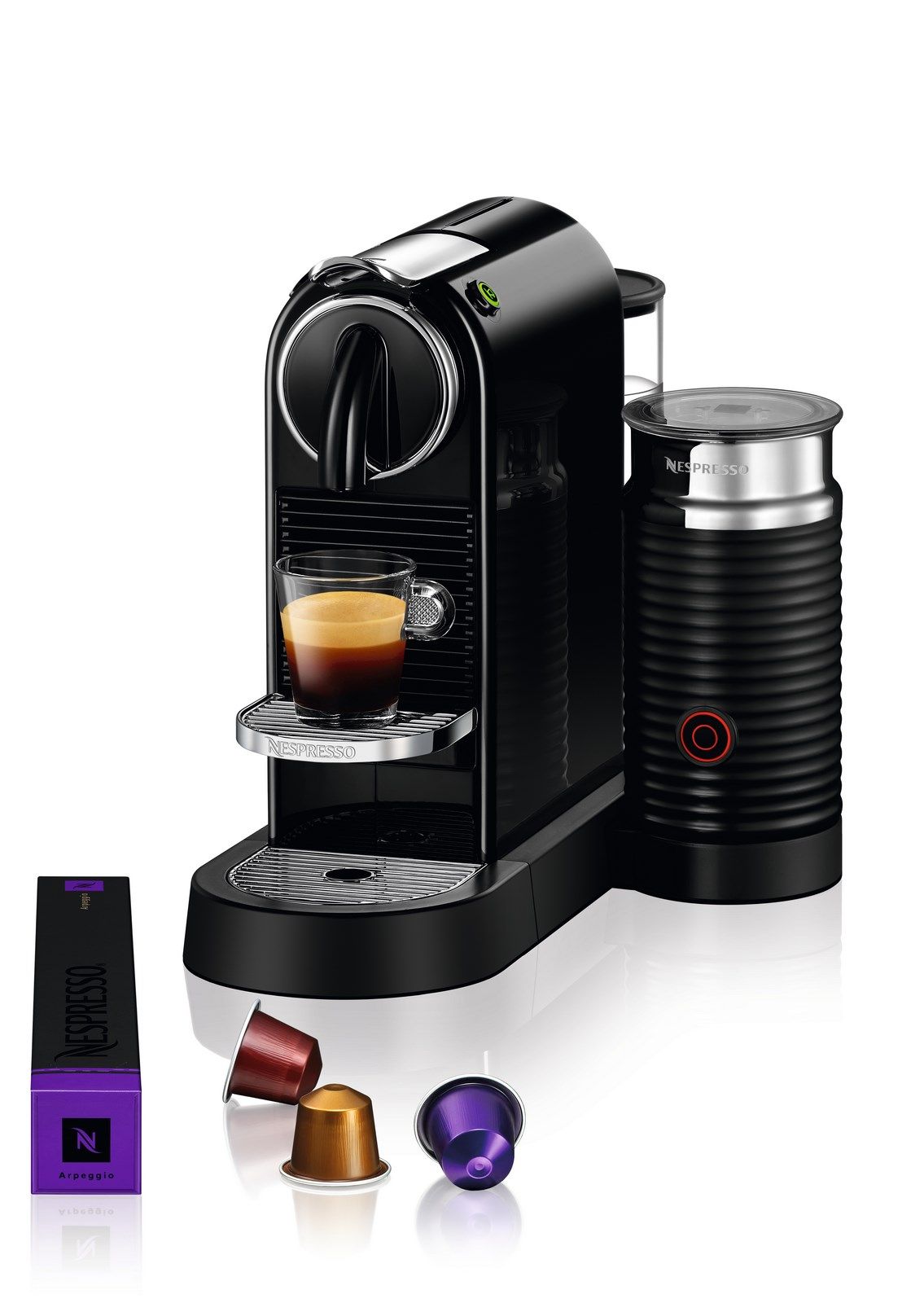  Citiz & Milk D123 Kaffemaskine Fra Delonghi, Black