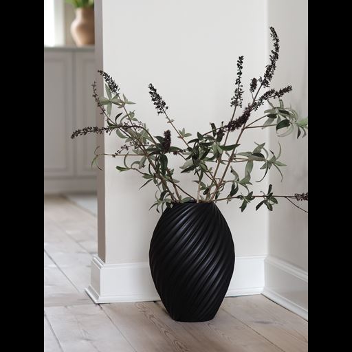 dette Encommium Pine Morsø River Vase, Sort, 26 cm
