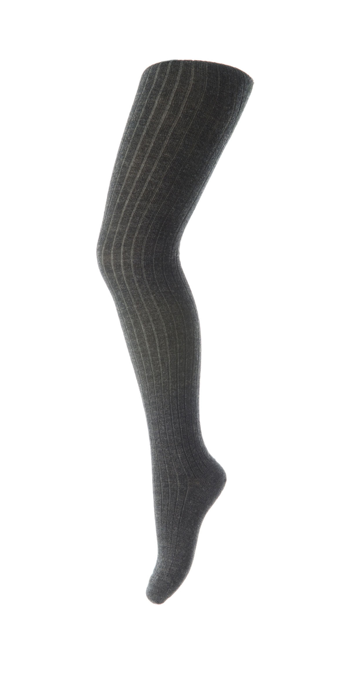  Uld Strømpebuks, Dark Grey Marled, 140 cm
