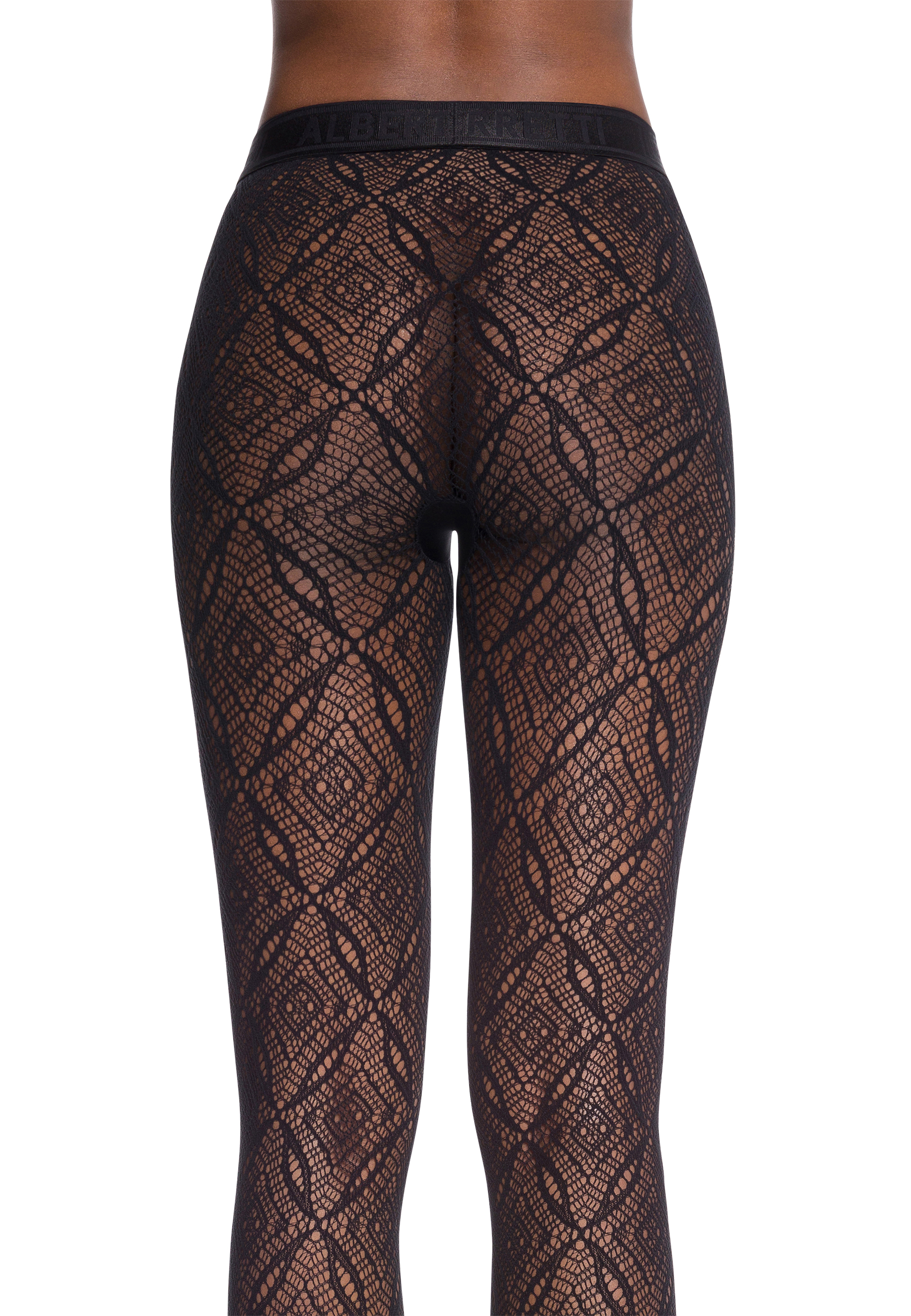 Wolford Ajour Net Tights Sort M