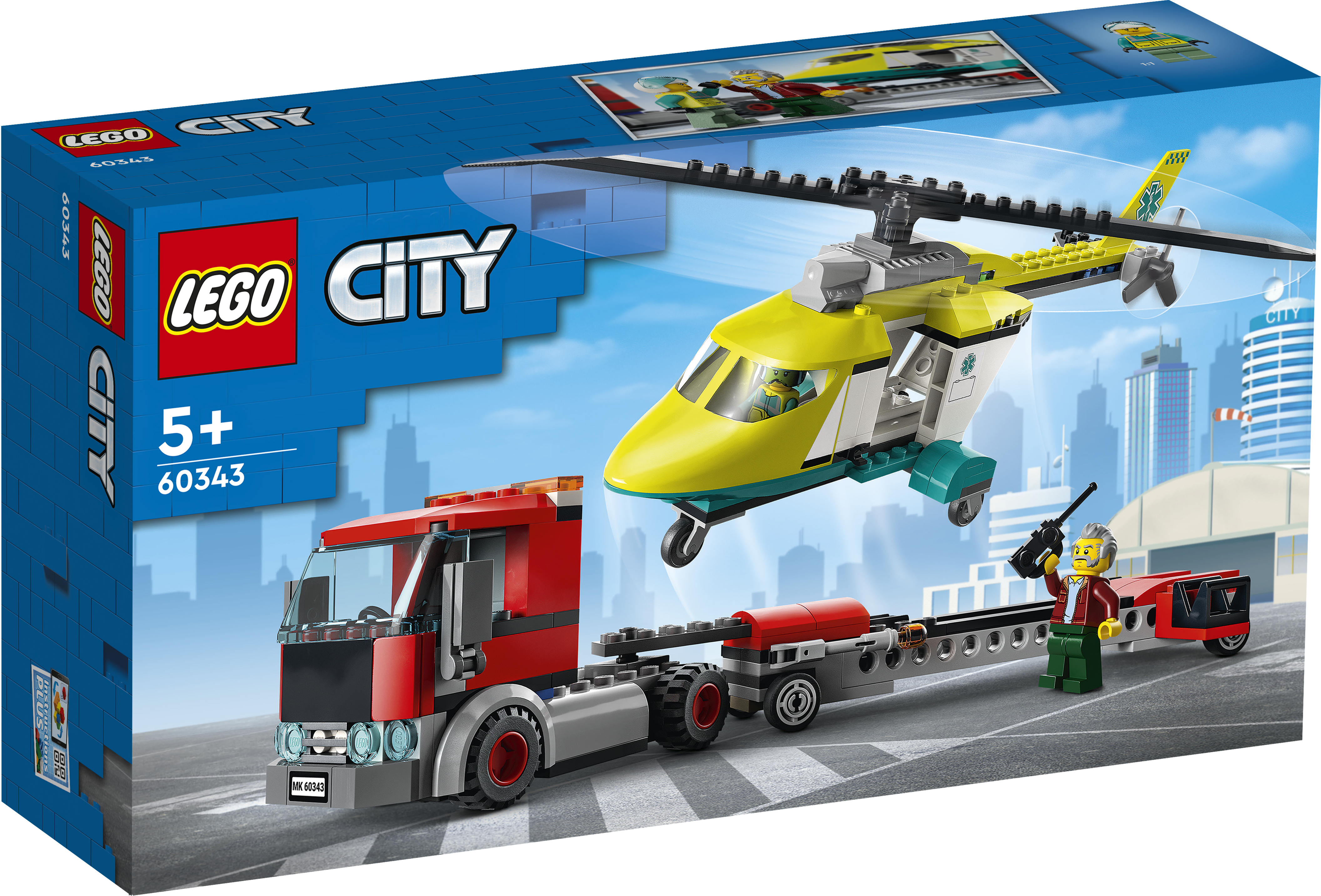  City Redningshelikopter-Transporter - 60343