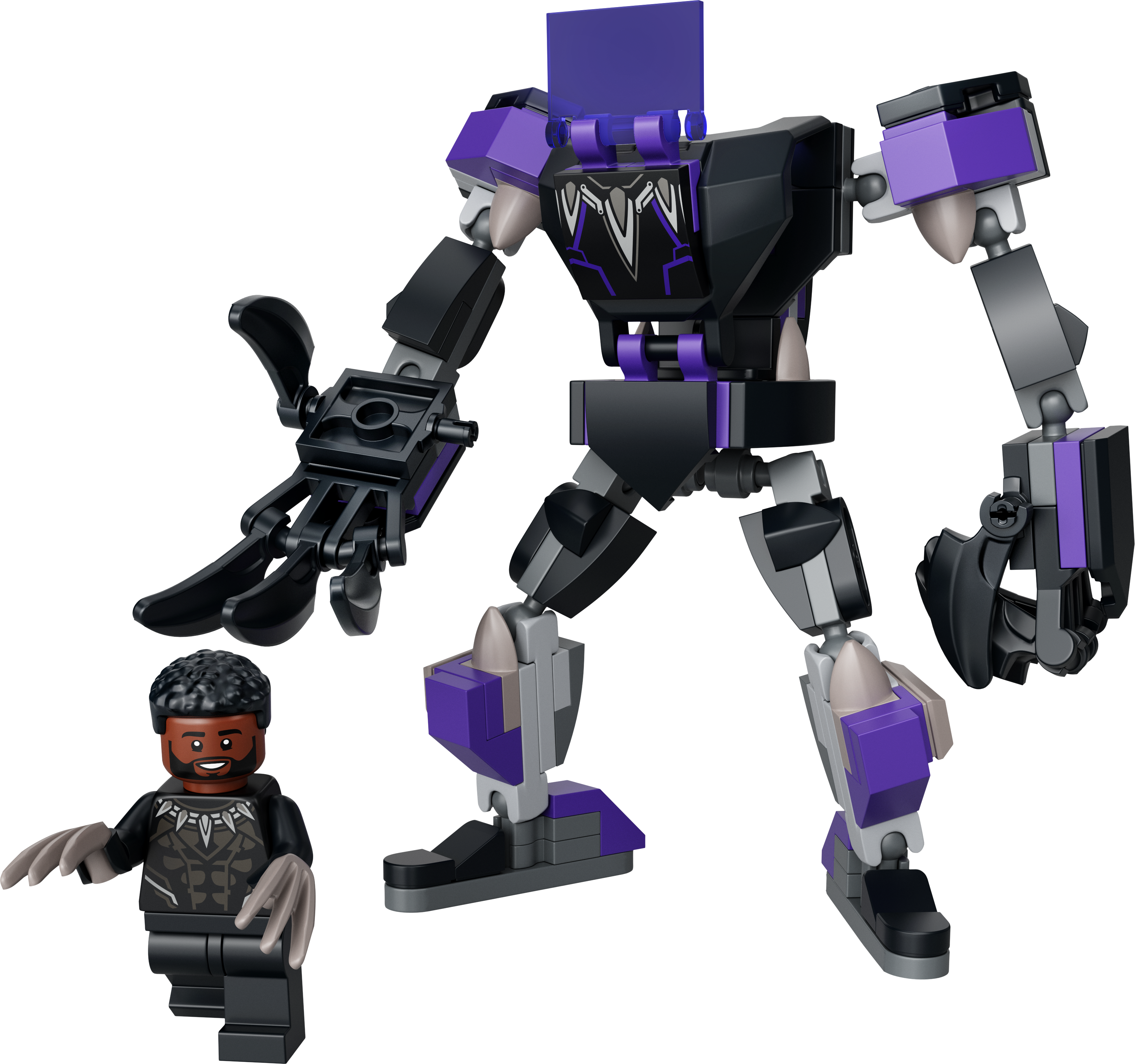 Super Hero Black Panthers Kamprobot - 76204