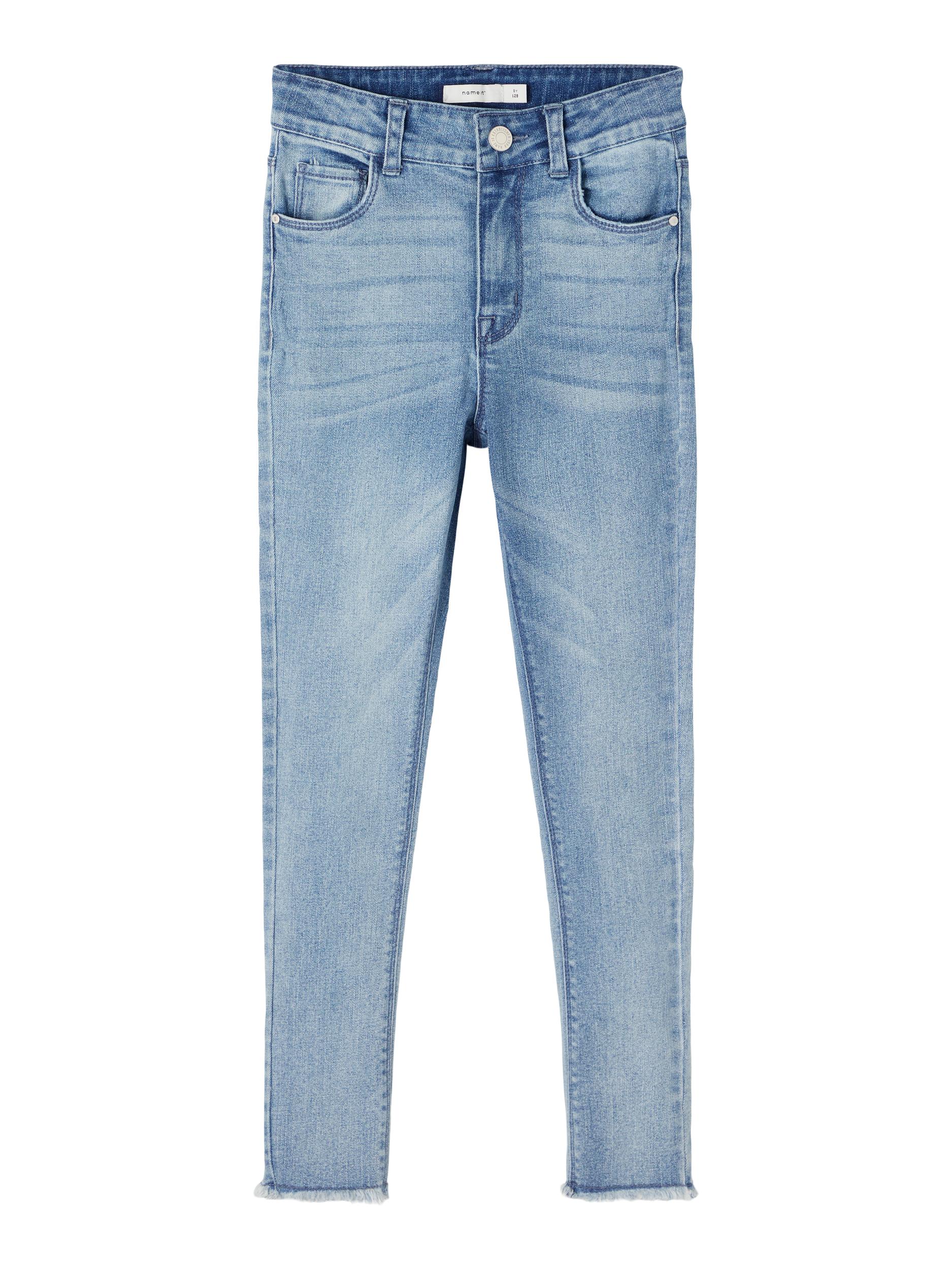  Polly Jeans, Medium Blue Denim, 116 cm